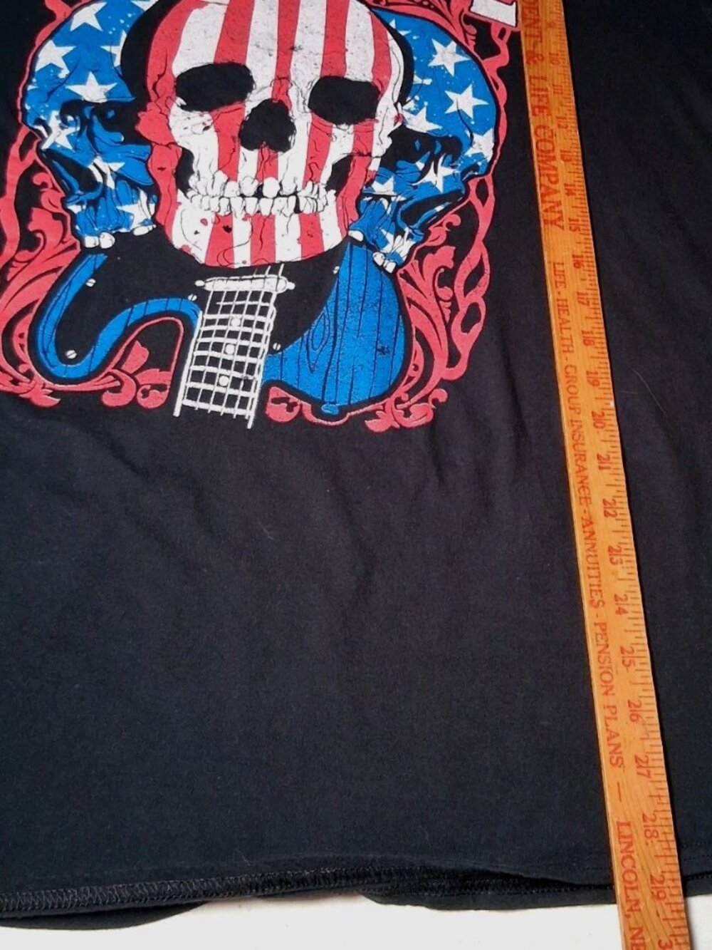 Stone Senate Band Shirt 2XL Black American Flag Skull Southern Rock Music Guitar - Picture 6 of 10